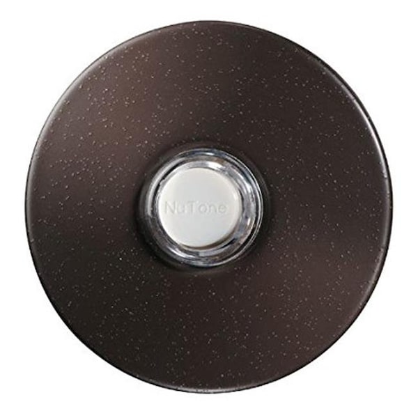 Nutone NuTone PB41LBR Round Stucco Pushbutton; 2.5 in. - Oil Rubbed Bronze PB41LBR - main
